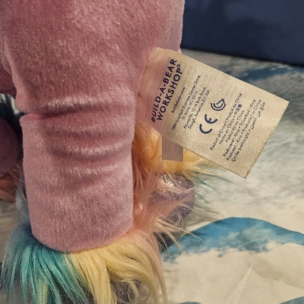 Build A Bear Pink Unicorn Arctic Fox Reindeer Plush Bundle BAB 14-16